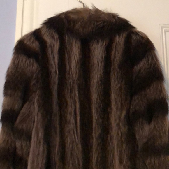 Full length Racoon Coat - Picture 4 of 7